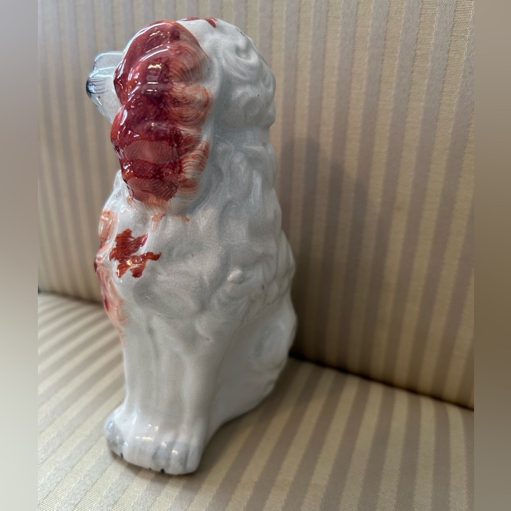 Vintage Russett Staffordshire Spaniel Dog Statue. - Picture 8 of 8